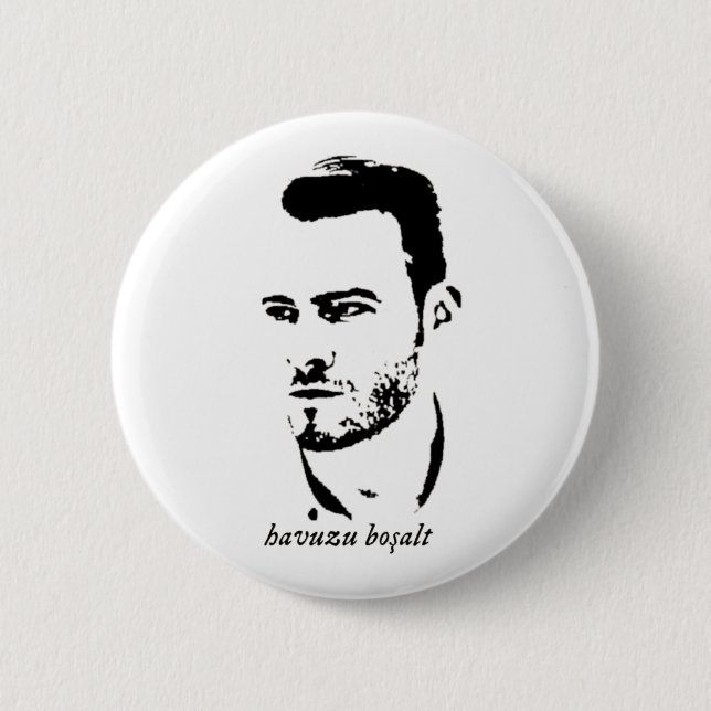 Badge Rond 5 Cm Égoutter La Piscine (Devant)