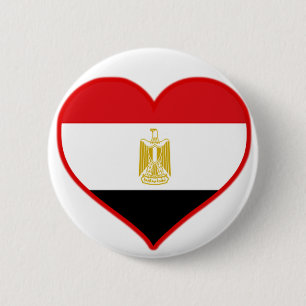 Badge Rond 5 Cm Egypte Amour