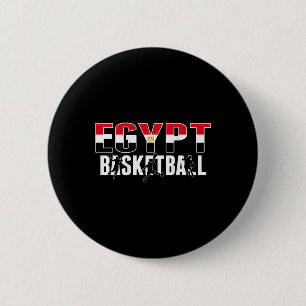 Badge Rond 5 Cm Égypte Fans de basket-ball Jersey Fier Sport égypt