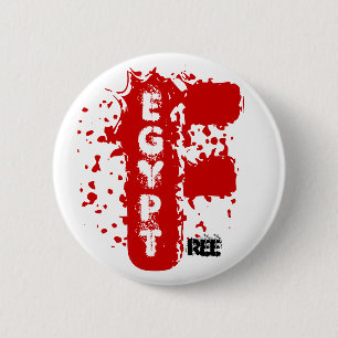 BADGE ROND 5 CM EGYPTE LIBRE