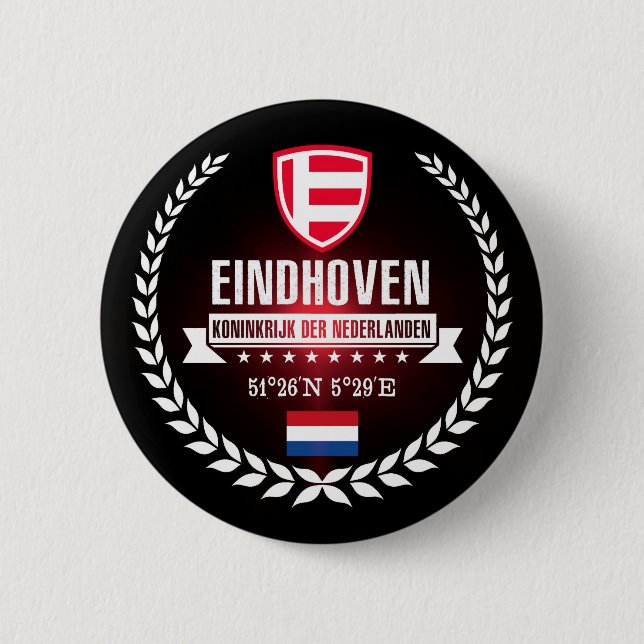 Badge Rond 5 Cm Eindhoven (Devant)