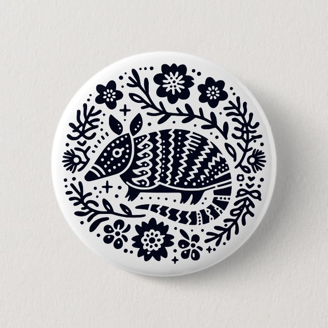 Badge Rond 5 Cm El Armadillo (Devant)