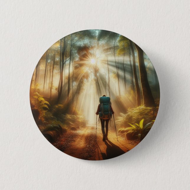 Badge Rond 5 Cm El Camino appelle (Devant)