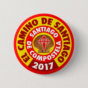 Badge Rond 5 Cm El Camino de Santiago 2017