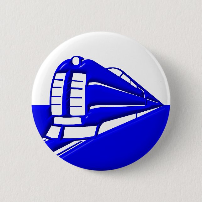Badge Rond 5 Cm El, Train, Métro (Devant)