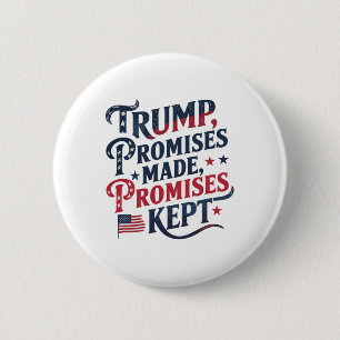Badge Rond 5 Cm électeur américain de Trump