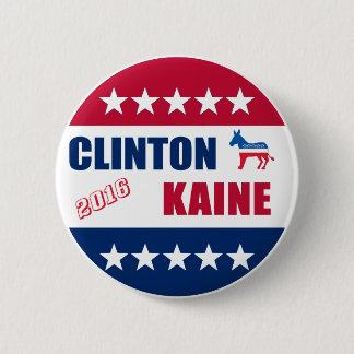 Badge Rond 5 Cm Élection 2016 de Clinton Kaine |