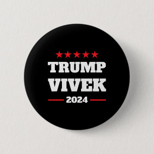 Badge Rond 5 Cm Election Bold Proud Pro Donald Trump Vivek 2024