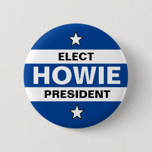Badge Rond 5 Cm Élection de Howie Hawkins Président