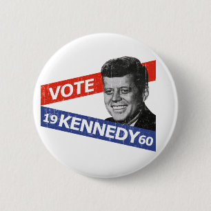 Badge Rond 5 Cm Élection de JFK Kennedy