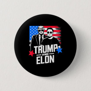Badge Rond 5 Cm Élection Présidentielle Américaine 2024 De Trump E