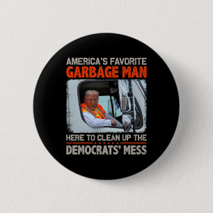 Badge Rond 5 Cm Élection Trump 2024 Fier d'être un vote de merde p