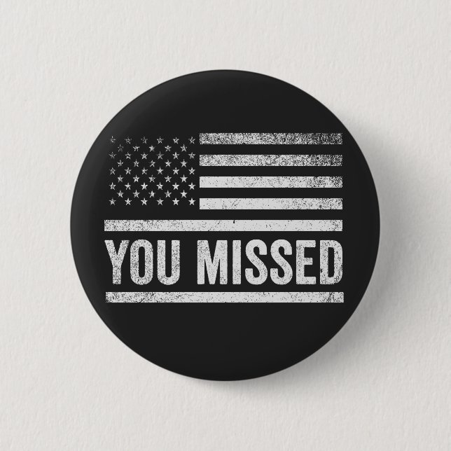 Badge Rond 5 Cm Élection Trump Vance Doudou de Noël (Devant)