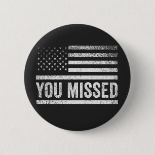 Badge Rond 5 Cm Élection Trump Vance Doudou de Noël