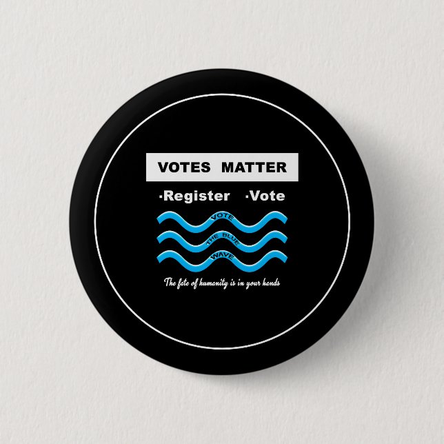 Badge Rond 5 Cm Élections (Devant)