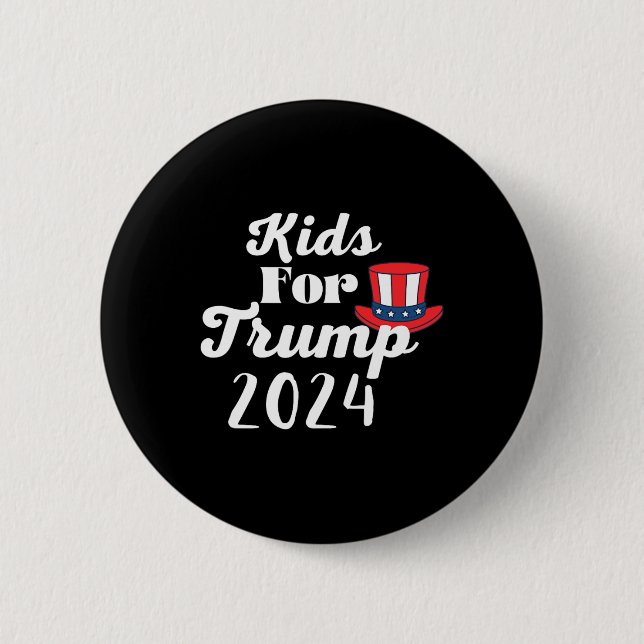 Badge Rond 5 Cm Élections Trump 2024 1 (Devant)