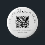 Badge Rond 5 Cm Elegance Acheter L'Épouse Un Bouton Code QR Boisso<br><div class="desc">Design moderne et élégant imprimé Elégance Acheter The Bride A Drink QR Code bouton qui peut être customisé avec votre texte. Cliquez sur le bouton "Customiser" et utilisez notre outil de conception pour modifier ce modèle. Découvrez le magasin Graphic Art Design pour d'autres produits qui correspondent à ce design !...</div>