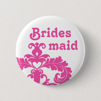 Badge Rond 5 Cm Élégant mariage de Bridesmaid