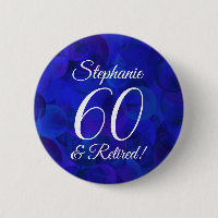 Elégant Royal Blue 60 et Retraité Retirement Party