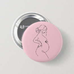 Badge Rond 5 Cm Élégante épinglette de faveur de baby shower pour