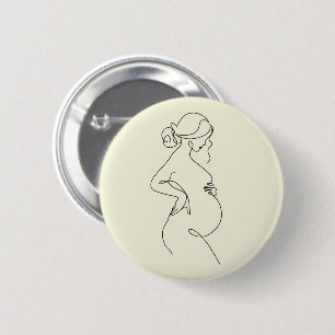 Badge Rond 5 Cm Élégante épinglette de faveur de baby shower pour