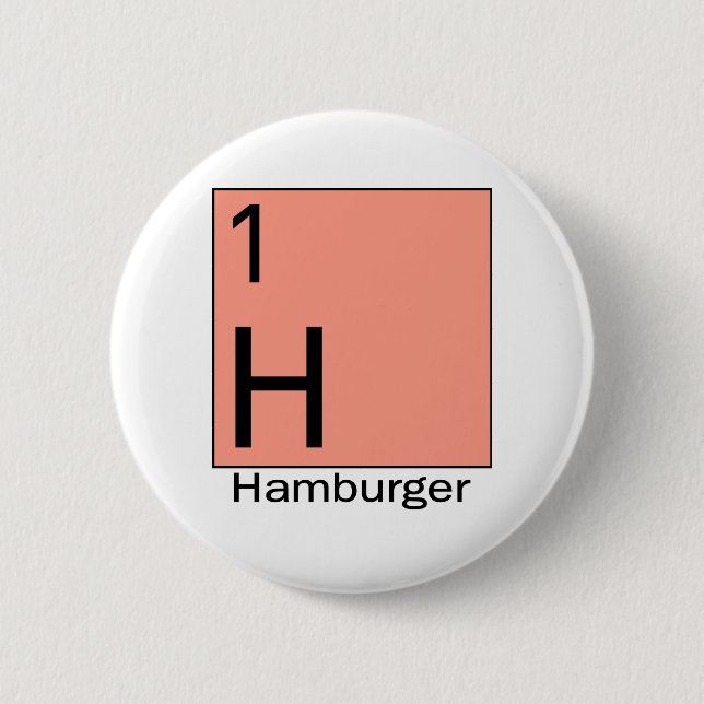Badge Rond 5 Cm Élément 1 : Hamburger (Devant)