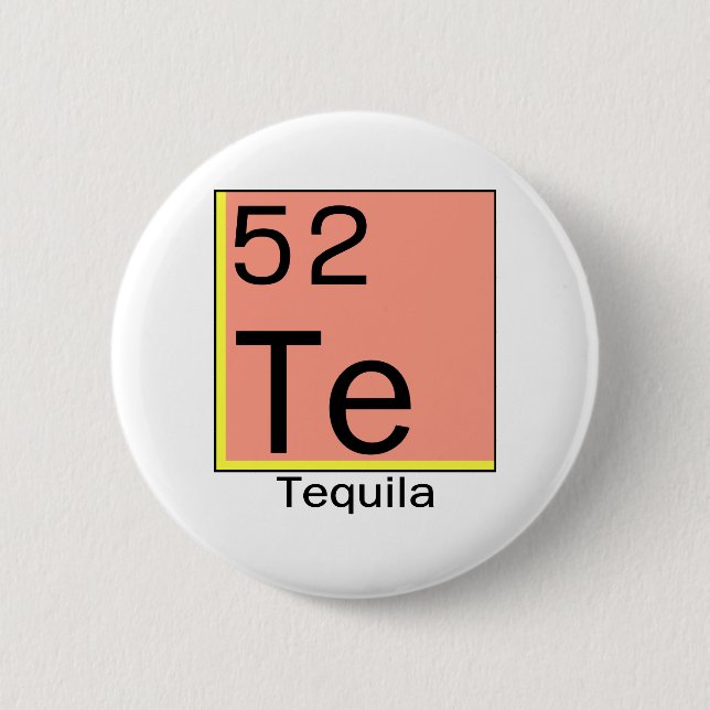 Badge Rond 5 Cm Élément 52 : Tequila (Devant)