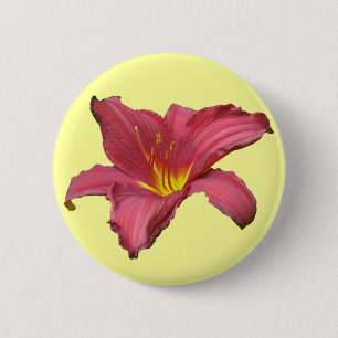 Badge Rond 5 Cm Éléments de coordination diurne rouge
