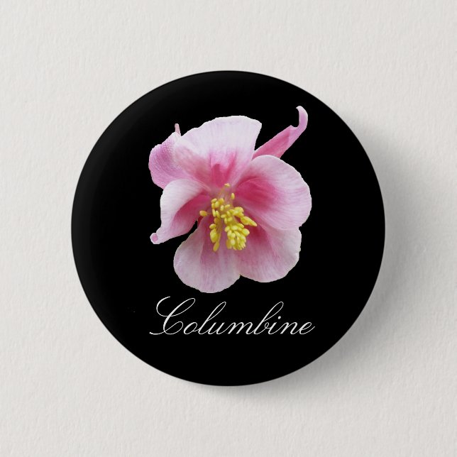 Badge Rond 5 Cm Eléments de fleur de colonne (Devant)