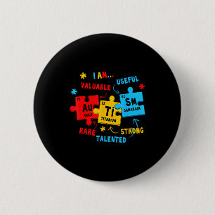 Badge Rond 5 Cm Éléments de tableau périodique de sensibilisation
