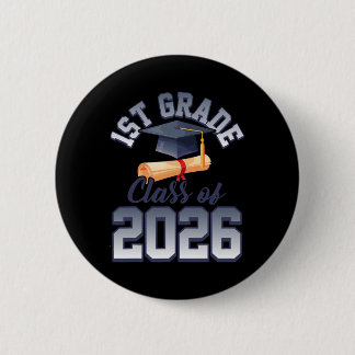 Badge Rond 5 Cm Élèves de 1re année de la promotion 2026 Diplômés