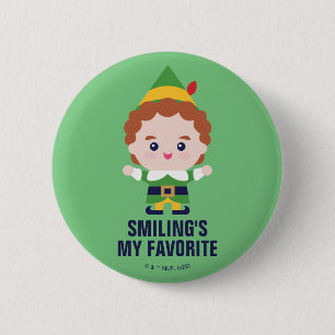 Badge Rond 5 Cm Elf the Movie   Cute Buddy