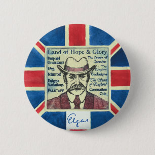 Badge Rond 5 Cm Elgar