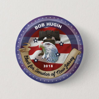 Badge Rond 5 Cm Élisez Bob Hugin pour le sénateur du New Jersey