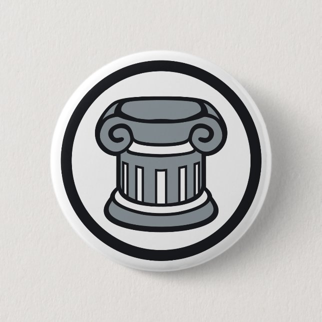 Badge Rond 5 Cm Élitisme (Devant)