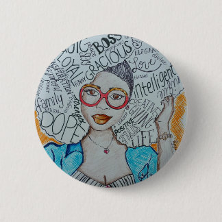 Badge Rond 5 Cm Elle est…