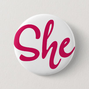 Badge Rond 5 Cm Elle Pin
