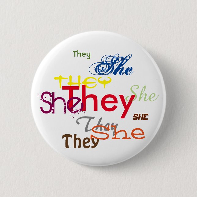 Badge Rond 5 Cm Elles/Ils Partout (Devant)