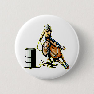 Badge Rond 5 Cm Emballage de baril de cheval