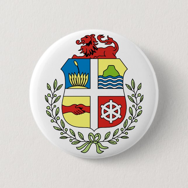 Badge Rond 5 Cm emblème aruba (Devant)
