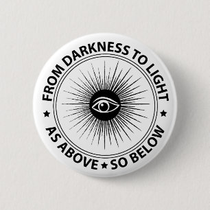 Badge Rond 5 Cm emblème de la franc-maçonnerie