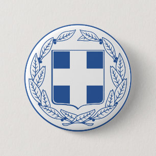 Badge Rond 5 Cm emblème de la Grèce