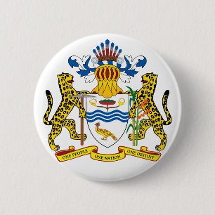 Badge Rond 5 Cm emblème de la Guyane