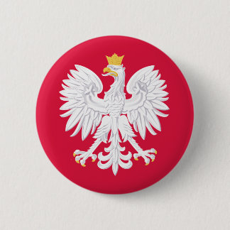 Badge Rond 5 Cm emblème de poland