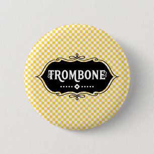Badge Rond 5 Cm Emblème de Trombone