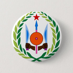 Badge Rond 5 Cm emblème djibouti