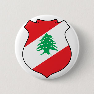 Badge Rond 5 Cm emblème du liban