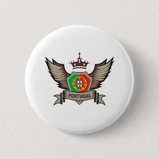 Badge Rond 5 Cm Emblème du Portugal