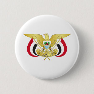 Badge Rond 5 Cm emblème du yémen