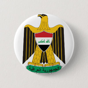 Badge Rond 5 Cm emblème irak